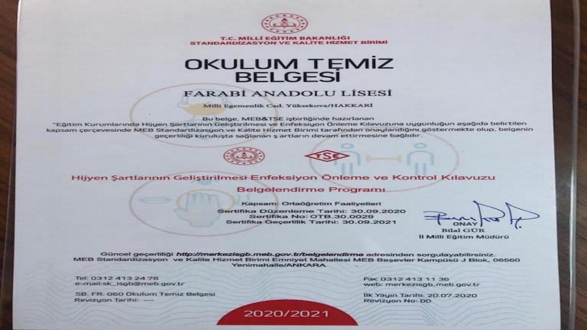 OKULUM TEMİZ BELGESİ ALDIK!